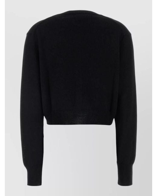 Our Legacy Black Linen Blend Cardigan
