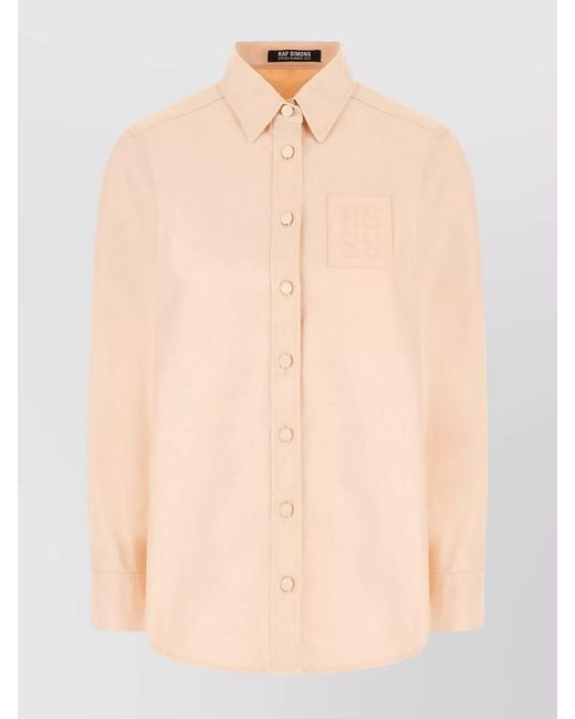 Raf Simons Natural Cotton Piqué Shirt