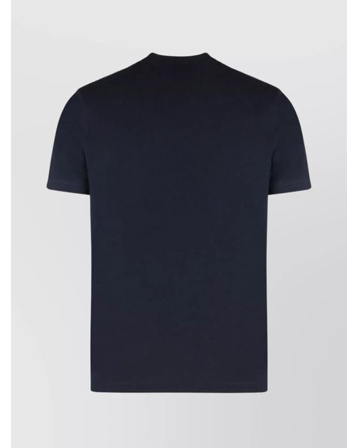 Paul & Shark Blue Cotton Jersey Logo-Print Short-Sleeve T-Shirt for men