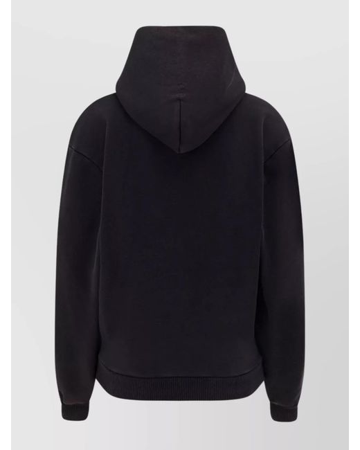 Coperni Black Cotton Logo Print Hooded Sweatshirt
