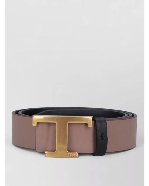 Tod's Gray Leather Belt