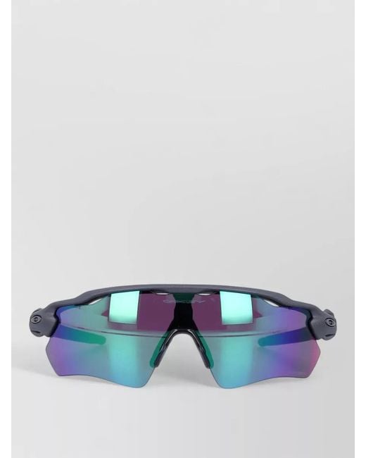 Oakley Blue Youth Performance Prizm Sport Wraparound Sunglasses