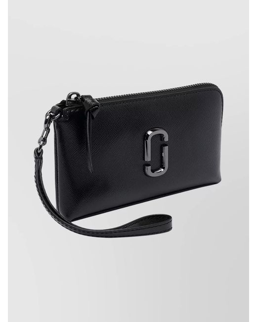 Marc Jacobs Black The Snapshot Leather Clutch Bag