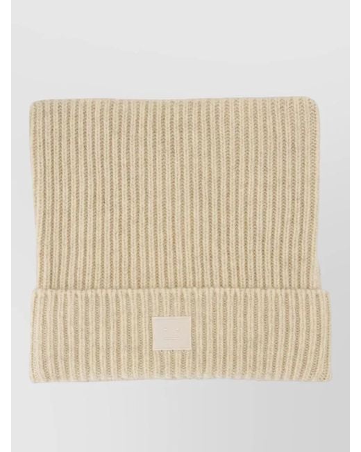 Acne Natural Cotton Beanie