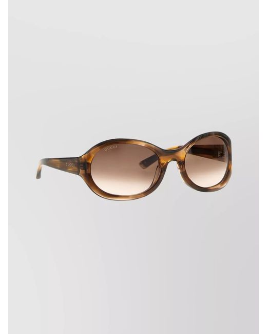 Gucci Brown Printed Acetate Sunglasses