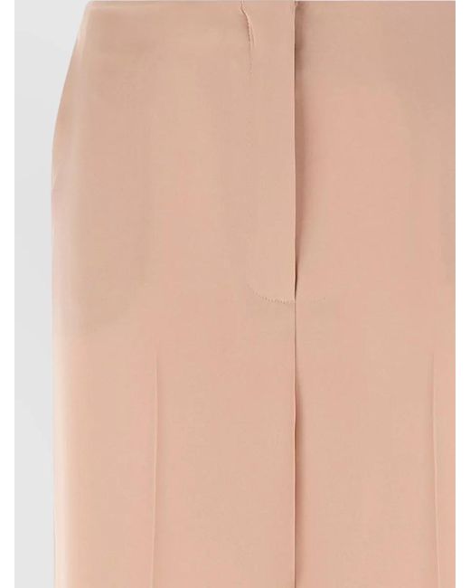 Pinko Multicolor Acetate Wide-Leg Trousers