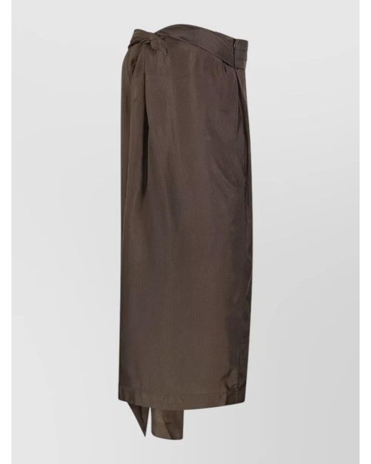 Rohe Brown High-Waisted Skirt