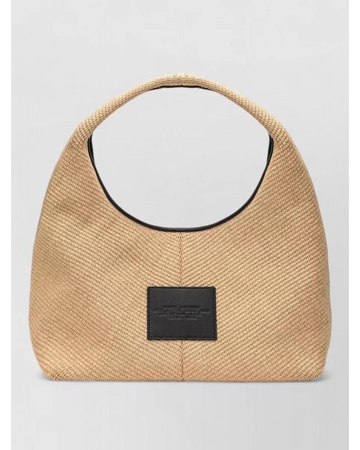 Marc Jacobs Natural Shoulder Bag Top Handle Woven Texture