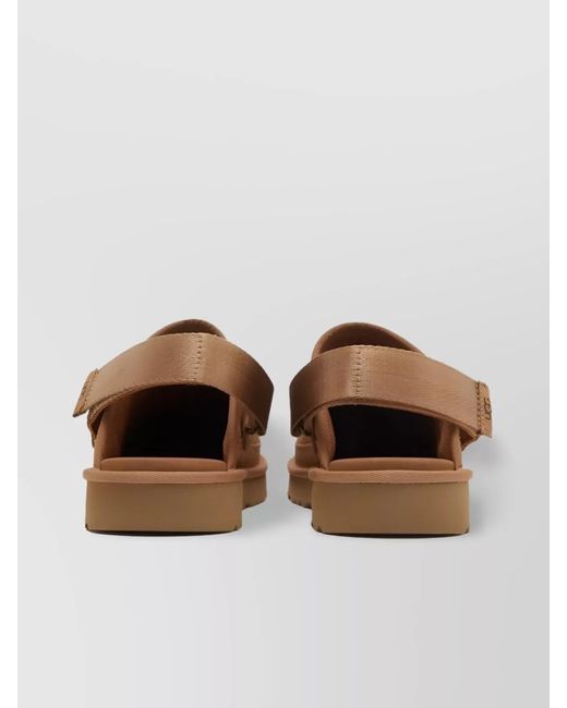 Ugg Brown Leather Clog Sandals for men