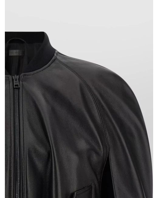 Balenciaga Black Sleeveless Leather Jacket