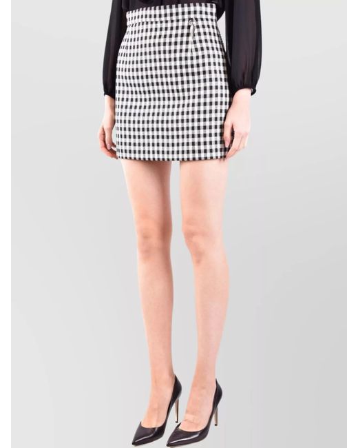Roberto Cavalli White Fitted Skirt