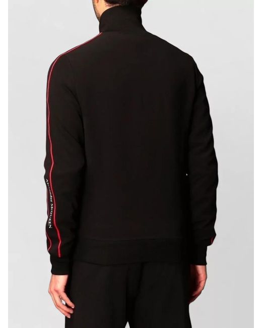 McQueen Black Viscose Sport Jacket for men