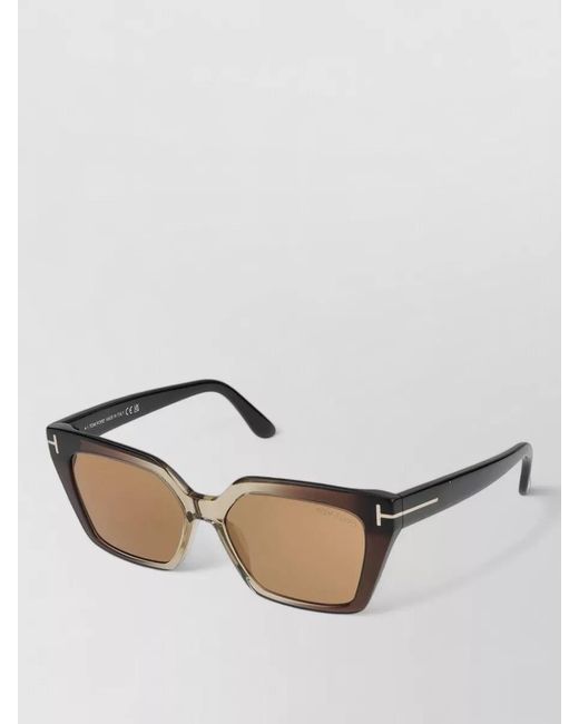 Tom Ford Multicolor Sunglasses Ft1030 Square Acetate Tinted Lenses