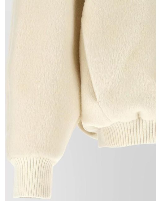 Jacquemus Natural Alpaca Wool Oversized Jacket