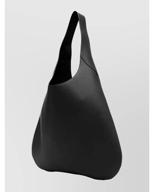 Carven Black Tote Bag With Soft Structure And Top Handle
