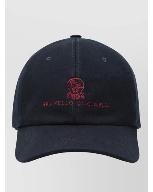 Brunello Cucinelli Blue Cap for men