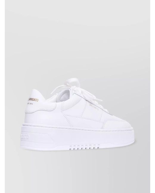 Axel Arigato White Leather Low-Top Sneakers