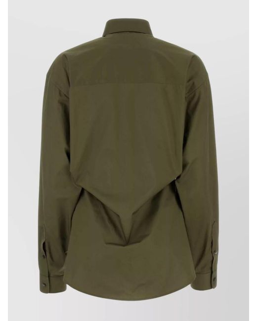 DARKPARK Green Cotton Poplin Shirt for men