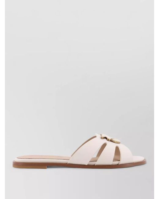 Pinko Multicolor Leather Slides
