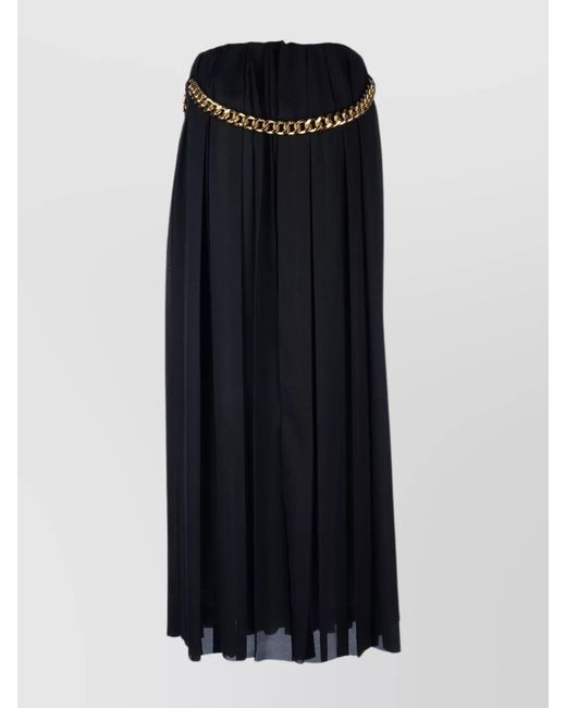 Balenciaga Black Pleated Skirt