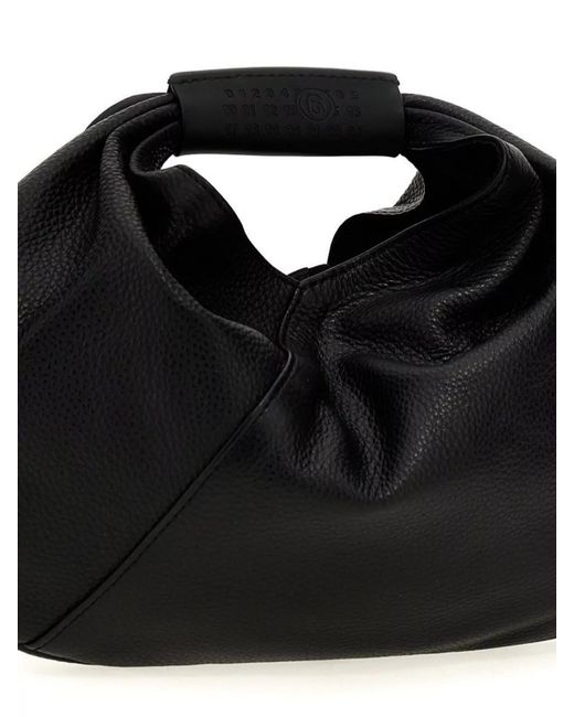 MM6 by Maison Margiela Black Japanese Mini Leather Handbag