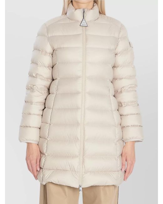 Moncler Natural Igesse Midi Puffer Jacket
