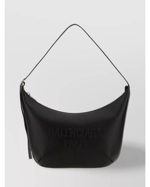 Balenciaga Black Na Calf Leather Shoulder Bag