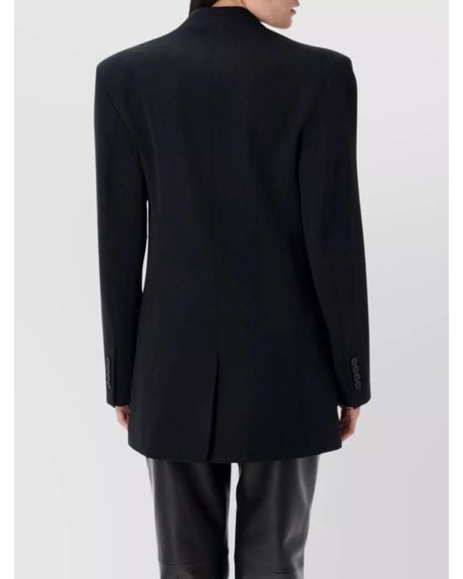 The Attico Blue Virgin Wool Blazer