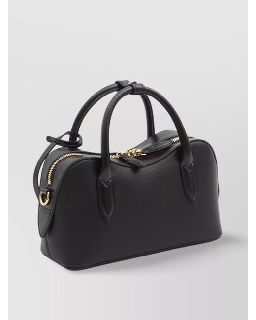 Stella McCartney Black Small Ryder Horse Bag