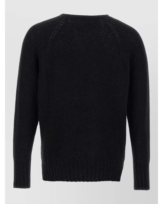 Ma'ry'ya Blue Soft Touch Knit Sweater V Neck for men