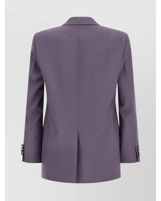 Gucci Purple Double-Breasted Jacket for men