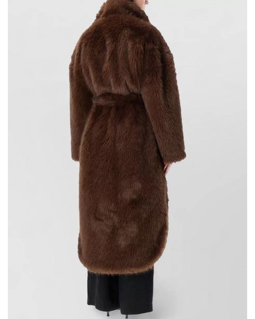 Frankie Shop Brown Ravello Wrap Coat