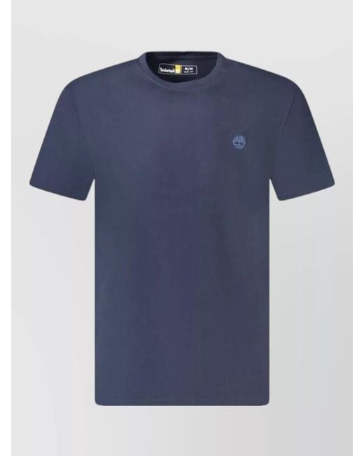 Timberland Blue Crew Neck T-Shirt for men