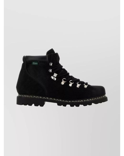 Junya Watanabe Black Leather Ankle Boots for men
