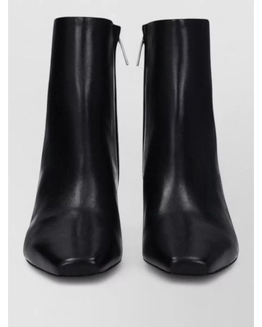 Off-White c/o Virgil Abloh Black Leather Ankle Boots