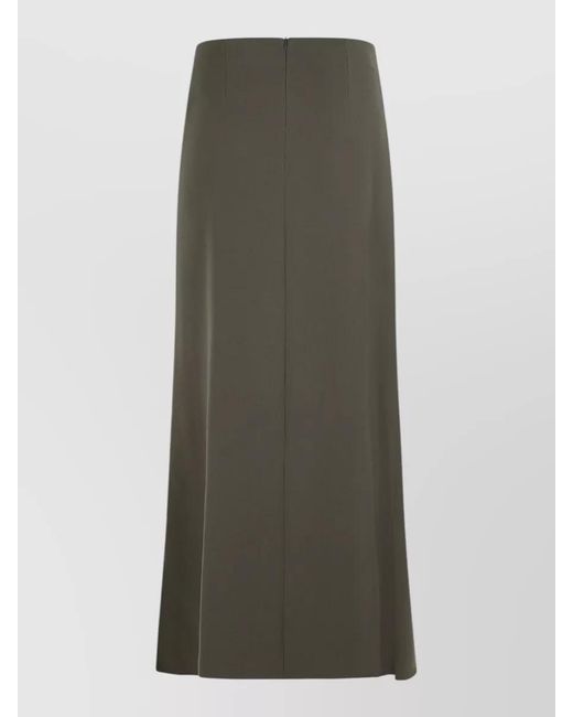 P.A.R.O.S.H. Multicolor Poker Long Skirt Flared High Waist Detail