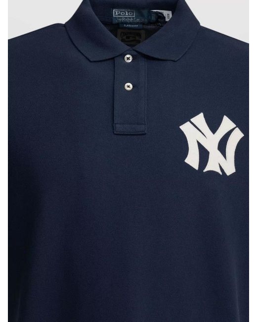 Polo Ralph Lauren Blue Ralph Lauren X Mlb Short Sleeve Shirt for men
