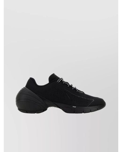 Givenchy Black Paneled Low-Top Sneakers for men