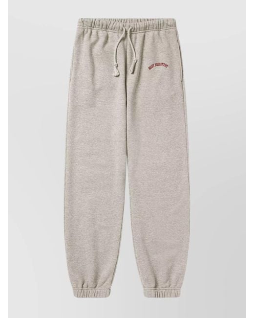 1989 STUDIO White Jogging Pants With Elastic Cuffs And Waistband
