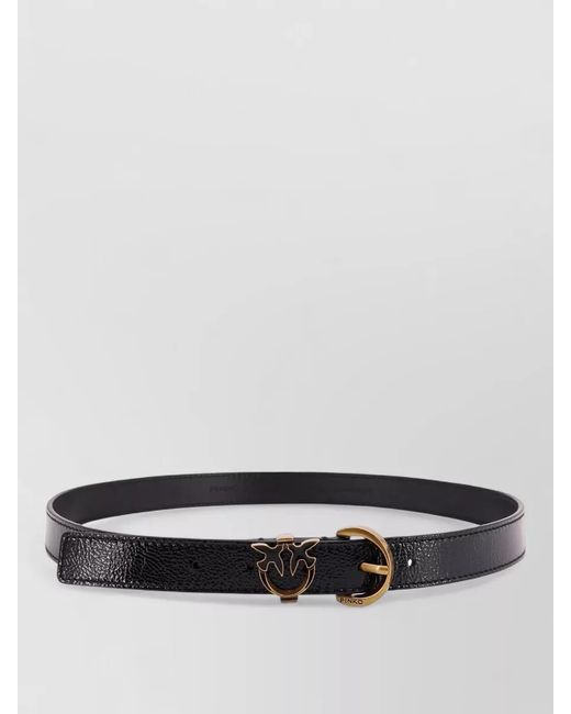 Pinko White Leather Belt
