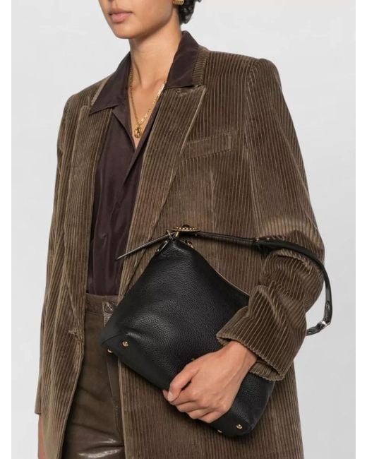 Etro Black Na Leather Clutch Bag