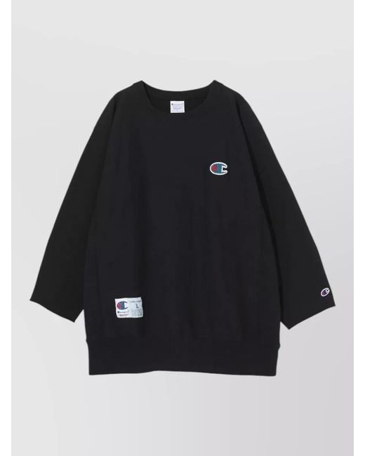 Undercover Black Champion Knit Crew Neck Longline Top