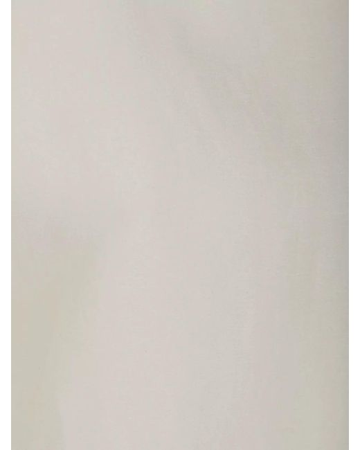 Loulou de Saison White Linen Blend Midi Dress