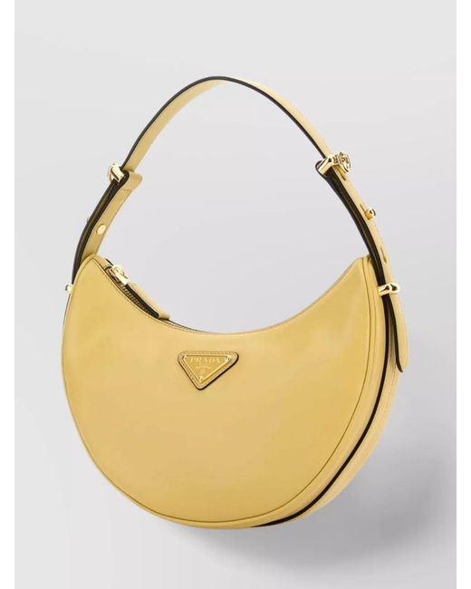 Prada Metallic Arquè Handbag Strap Adjustable
