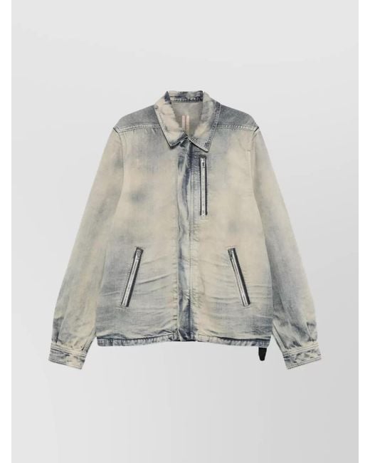 Rick Owens Multicolor Denim Jacket for men