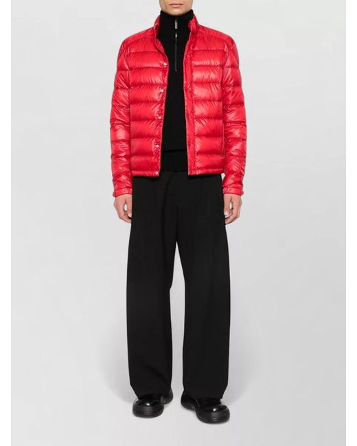 Moncler Red Down Puffer Jacket for men