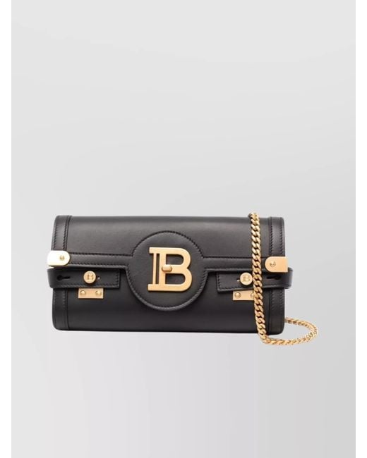 Balmain Multicolor Mini Leather Bag Chain Strap