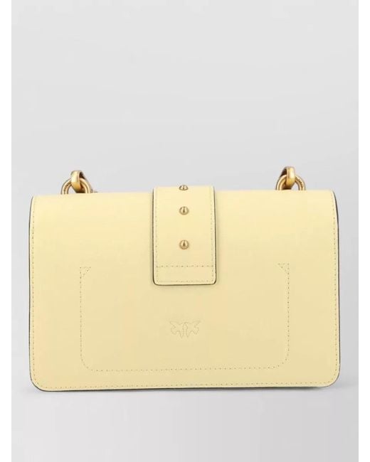 Pinko Natural Love One Small Crossbody Chain Strap