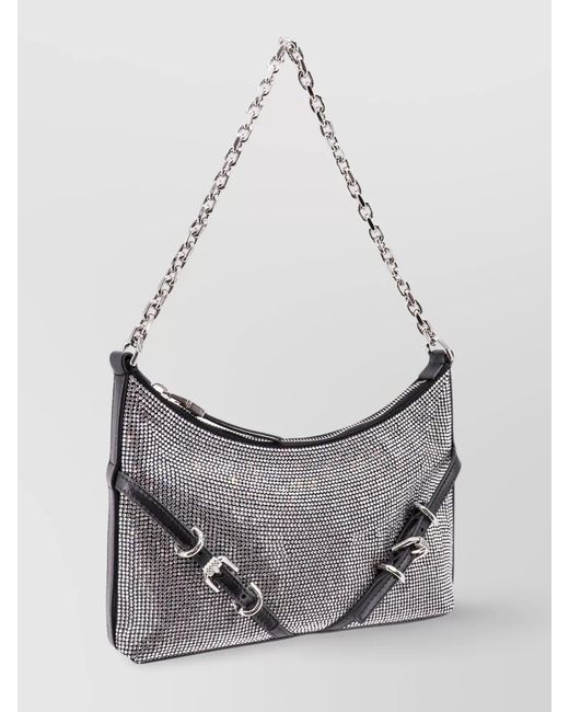 Givenchy Gray Facet Shoulder Bag