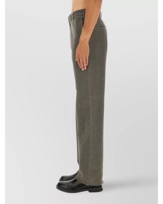 Aspesi Multicolor Cotton Straight-Leg Trousers for men